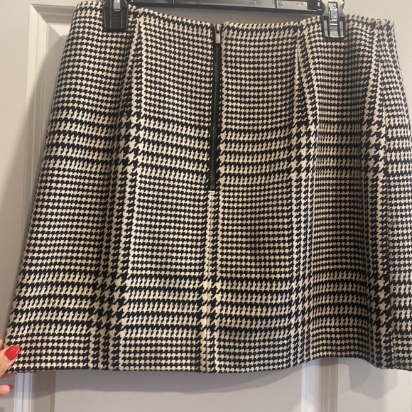 Houndstooth H&M mini skirt size 12 - Picture 2 of 6
